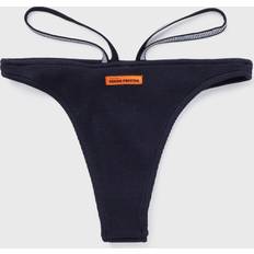 Microvezel Bikini's Heron Preston Bikinislip Met Stras - Zwart