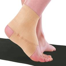 BraceAbility Elastic Ankle for Gymnastics, Dance & Athletic Support XL Beige XL