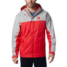 Columbia Glennaker Storm Jacket for Men University of Nebraska/Collegiate Grey