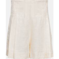 Shorts Chloé High-Rise Shorts aus Leinen Nude XS-S