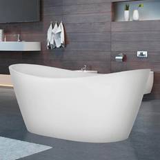 Fiberglass Built-In Bathtubs Empava Acrylic 59" X Deep Soaking Acryic