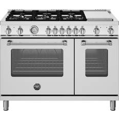 Convection/ Fan Oven Gas Ranges Bertazzoni MAS486BTFEPXT Stainless Steel