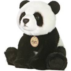 Pandas Soft Toys Aurora Medium Black Miyoni 10" Panda Adorable Stuffed Animal, Grey