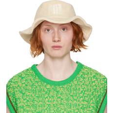 Jacquemus Beige Le Raphia 'Le Bob Bandho' Bucket Hat Light Beige