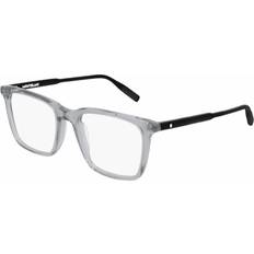 Briller & Læsebriller Montblanc MB0011O 009 52 Briller Mænd Krystalklar Transparent Grey 52mm