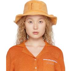 Jacquemus Logo Bucket Hat 58 CM - Orange