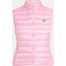 Satin Västar Moncler Liane Gilet Väst - Hallonröd