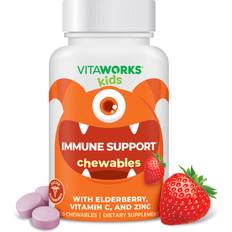 Bär Vitaminer & Mineraler Vitaworks Kids Elderberry With Zinc and Vitamin C Immune Support 120 pcs