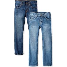 The Children's Place Boy's Straight Jeans 2-pack - Carbon Wsh/Dk Jupiter (3019822_BQ)