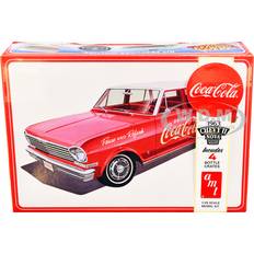 Scale Models & Model Kits Amt 1963 Chevy II Nova Wagon w/Crates Coke 1:25 Scale Model Kit