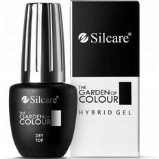 Negleprodukter Silcare Gel Top No Wipe Coat Dry Top Supershine 9g UV Gel Polish Hybrid