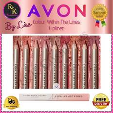 Cosmetics Avon Lisa armstrong colour with the lines lipliner bryony Red