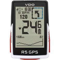 VDO Cykelcomputere & Cykelsensorer VDO VDO Bicycle Computer R5 GPS Set CAD/Speed