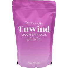 Lemon Bath Salts unwind epsom bath salts with lavender, & lemon 1kg