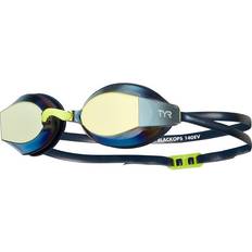 TYR Occhialini da nuoto TYR Gafas Natación Black Ops 140ev Espejo Azul,Dorado One