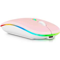 Pink Standard Mice UrbanX 2.4GHz & Bluetooth Mouse, Galaxy Tab S6 Lite