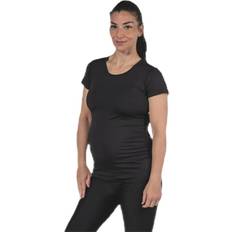 Maternidad y Lactancia BLACC Active Mama Tee Black, Female, Ropa, maternidad, Fitness, Negro