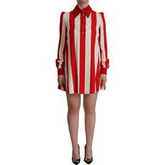 Dolce & Gabbana Kjole - Hvid/Rød