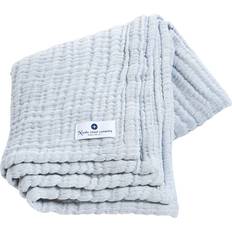 4 in 1 Baby Musselindecke Hellblau