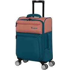 Turquoise Cabin Bags IT Luggage Duo-Tone 22 Inch Softside Carry-on 8 Wheel Spinner