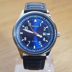 Sekonda black midnight blue 1462
