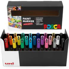 Posca pc-1mr paint marker art pens 0.7mm deskset of 23 colours