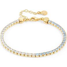 Nomination Armband Nomination Chic Gold Pink White Crystal Joyful Bracelet 16cm 16cm