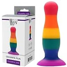 Multicoloured Butt Plugs Sex Toys Dream Toys Colourful Love Analplug Multicolor Einheitsgröße