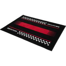 Carpets & Rugs Oxford Door Mat Pitlane Red Black