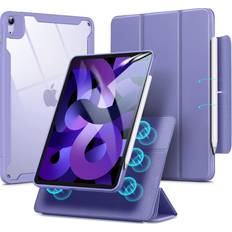 Apple iPad Air 5 Tablet Covers ESR iPad Air 5 2022 CaseAir 4 2020 Case, Detachable Magnetic Cover, Adjustable Portrait/Landscape Stand, Pen 2 Function, Purple