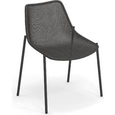 Emu Utemöbler Emu Round Chair Antique Iron Grå Metall Trädgårdsmatstol