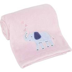 Carter's Sweet Floral Elephants Super Soft Baby Blanket Pink Pink