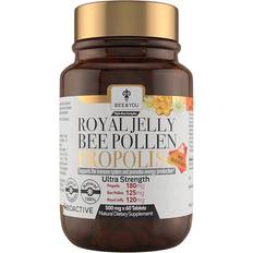 Vitamins & Supplements SBS Bee & You Triple Bee Complex: Royal Jelly Bee Pollen Propolis 500Mg 60 pcs