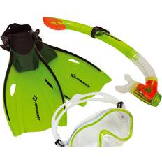 Masque et Tuba Ensembles de tuba Schildkröt Donic snorkelset Bermudajunior vert 3-pièces