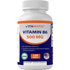 Vitamin B6 500 mg 120 Tablets