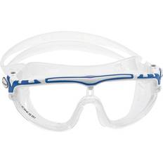 Polycarbonate Diving Masks Cressi SKYLIGHT-BRILLE SIL, KLAR/RAHMEN WEISS BLAU