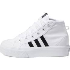 Children's Shoes adidas Originals Girl's Nizza Platform Little Kid White/Black/White Little Kid