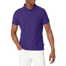 Lee Polo Shirts Lee Uniforms Men's Modern Fit Short Polo Shirt, Purple