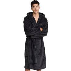 Black - Women Robes UGG Men's Beckett Sherpa Robe INDIGO/BLACK