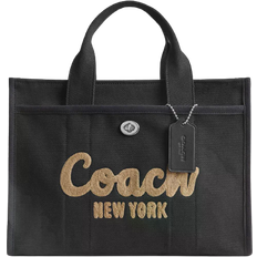 Coach Negro Bolsos Coach Cargo Tote Bag - Silver/Black