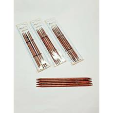 8.0 mm Stickor Knitpro 31021 Ingefära nålspel, trä natur/brun, 20 cm, 2,5 mm