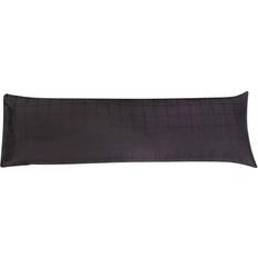 By Night 50x150 Bomullssateng Jacquard vevd Check Putetrekk Svart