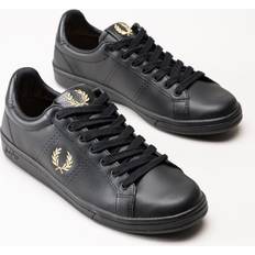 Fred Perry B4290 Svarta sneakers skinn