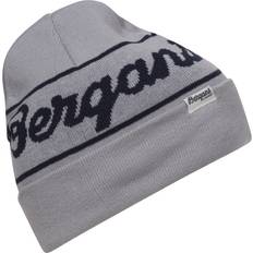 Bergans Dame Luer Bergans Logo Beanie, Aluminum/Navy