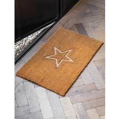 Garden Trading Embossed Star Doormat