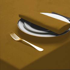 Guld Bordsdukar Belledorm Amalfi Round Tablecloth Gold