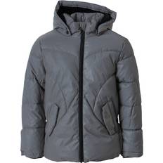 Name It Grå Jakker Name It Nkfmaya Reflective Jacket Frost Gray, Unisex, Tøj, jakker, Grå