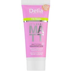 Delia Cosmetics It's Real Matt Mattifying Foundation Shade 103 Warm Beige 30 ml