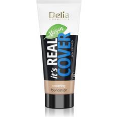 Delia Cosmetics It's Real Cover Foundation med høj dækkeevne Skygge 206 honey 30 ml