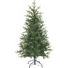 Dellonda Artificial 5ft 150cm Hinged Christmas Tree with 772 PE/PVC Mix Tips Julgran 150cm